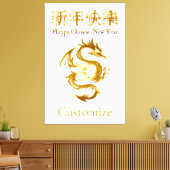 Toile Nouvel an chinois Dragon Thunder_Cove (Insitu(Salon))