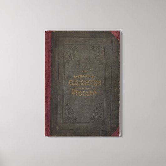 Toile Nouvel atlas topographique et nomenclature de l'In (Recto)