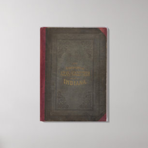 Toile Nouvel atlas topographique et nomenclature de l'In