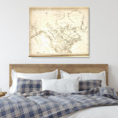 Toile Nouvelle carte de l'Amérique du Nord (Insitu(Chambre))