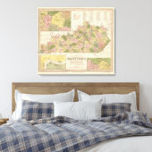 Toile Nouvelle Carte Du Kentucky 2 (Insitu(Chambre))