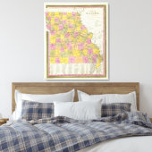 Toile Nouvelle Carte Du Missouri 2 (Insitu(Chambre))