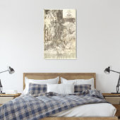 Toile Nouvelle carte géographique et de section de l'Oue (Insitu(Chambre))