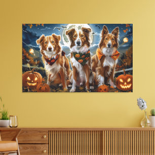 Toile Nouvelle-Écosse Halloween Épouvantable