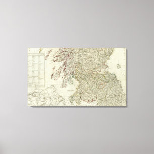 Toile Nouvelle et correcte carte de l'Ecosse