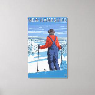 Toile Nouvelle vue admirative de HampshireSkier