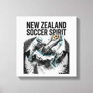 Toile Nouvelle-Zélande Football Esprit Squelette Nations