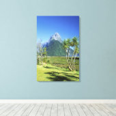 Toile Nouvelle-Zélande, South Island, Miter Peak, (Insitu (Plancher de Bois))