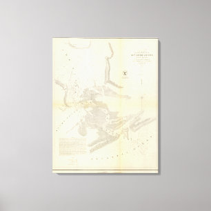 Toile Nouvelles rivière et barre, OR