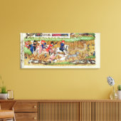 Toile Novembre ; chasse aux cerfs (Insitu(Salon))