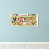 Toile Novembre ; chasse aux cerfs (Insitu (Plancher de Bois))