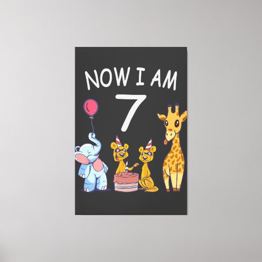 Toile Now I, 7 ans d'or 7th Birthday (Recto)