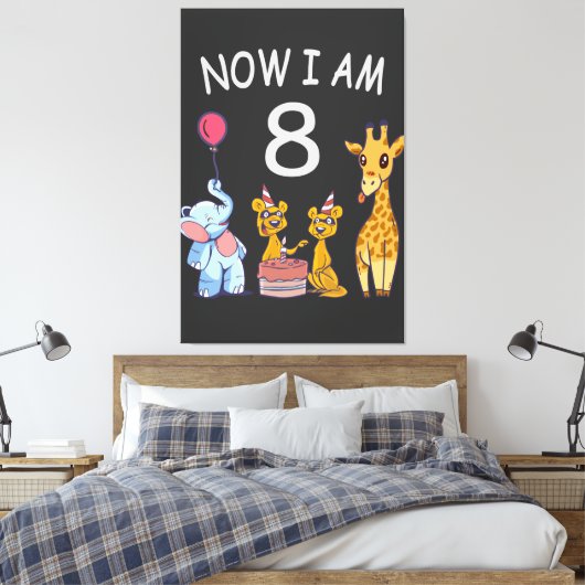 Toile Now I, 8 ans d'âge huit (Insitu(Chambre))