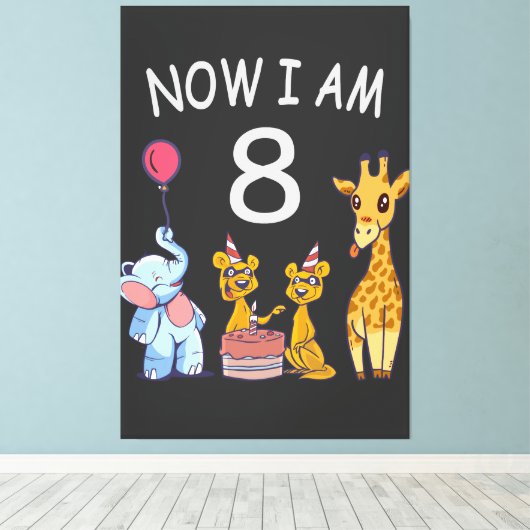 Toile Now I, 8 ans d'âge huit (Insitu (Plancher de Bois))