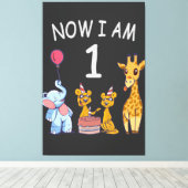 Toile Now I le 1er jour du Birthday (Insitu (Plancher de Bois))