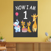 Toile Now I le 1er jour du Birthday (Insitu(Salon))