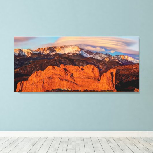 Toile Nuage lenticulaire (Insitu (Plancher de Bois))