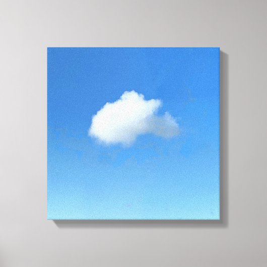 Toile Nuage Solitaire (Recto)