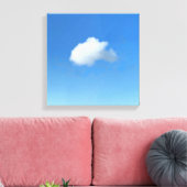 Toile Nuage Solitaire (Insitu(Salon))