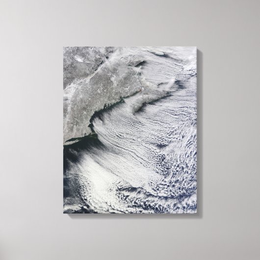 Toile Nuages à travers les cieux de l'Atlantique Nord (Recto)