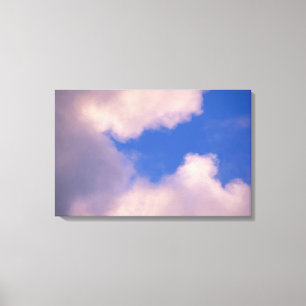Toile Nuages ageux contre ciel bleu
