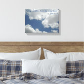 Toile Nuages Blancs Ciel Belle Bible Verse (Insitu(Chambre))