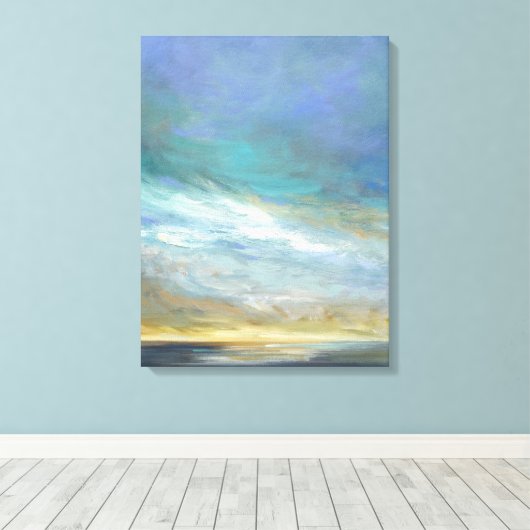 Toile Nuages côtiers (Insitu (Plancher de Bois))