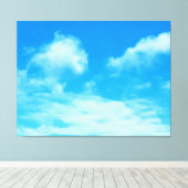Toile Nuages Dans Le Ciel Bleu D'Ottawa. Commandez dès m (Insitu (Plancher de Bois))