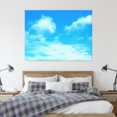 Toile Nuages Dans Le Ciel Bleu D'Ottawa. Commandez dès m (Insitu(Chambre))