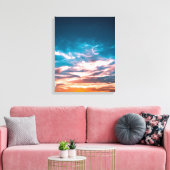 Toile Nuages de coucher de soleil (Insitu(Salon))