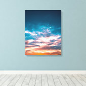 Toile Nuages de coucher de soleil (Insitu (Plancher de Bois))