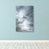 Toile Nuages de tempête en panne (Insitu (Plancher de Bois))