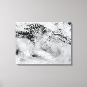 Toile nuages de vague Bateau-vague-formés