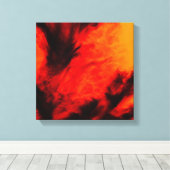 Toile Nuages ​​délicats - Orange (Insitu (Plancher de Bois))