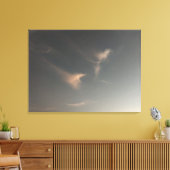 Toile Nuages doux au coucher du soleil à Cornwall (Insitu(Salon))