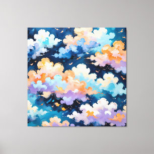 Toile Nuages en mouvement
