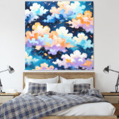 Toile Nuages en mouvement (Insitu(Chambre))