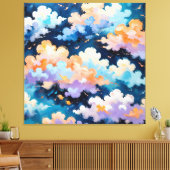 Toile Nuages en mouvement (Insitu(Salon))