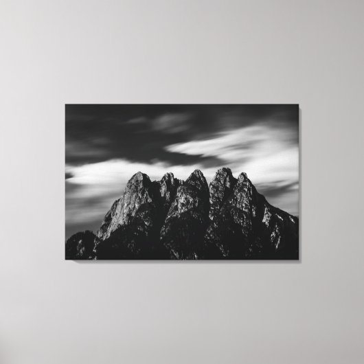 Toile Nuages et montagnes (Recto)