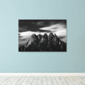 Toile Nuages et montagnes (Insitu (Plancher de Bois))