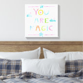 Toile Nuages magiques Vous êtes magique (Insitu(Chambre))
