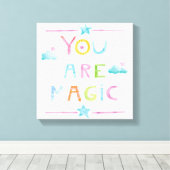 Toile Nuages magiques Vous êtes magique (Insitu (Plancher de Bois))