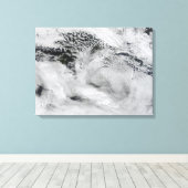 Toile Nuages ondulés en forme de navire (Insitu (Plancher de Bois))