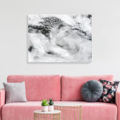 Toile Nuages ondulés en forme de navire (Insitu(Salon))