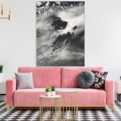 Toile Nuages ondulés en forme d'onde de navire et vortic (Insitu(Salon))