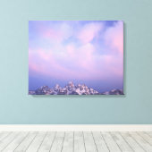 Toile Nuages roses sur la gamme Teton 2 (Insitu (Plancher de Bois))