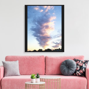 Toile Nuages Spectaculaires New Jersey Coucher de Soleil