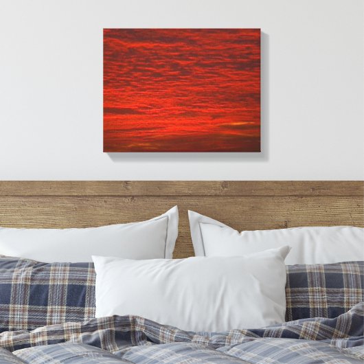 Toile Nuages sur feu (Insitu(Chambre))