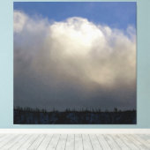 Toile Nuages sur la crête (Insitu (Plancher de Bois))