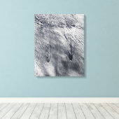 Toile Nuages sur les îles Juan Fernandez (Insitu (Plancher de Bois))